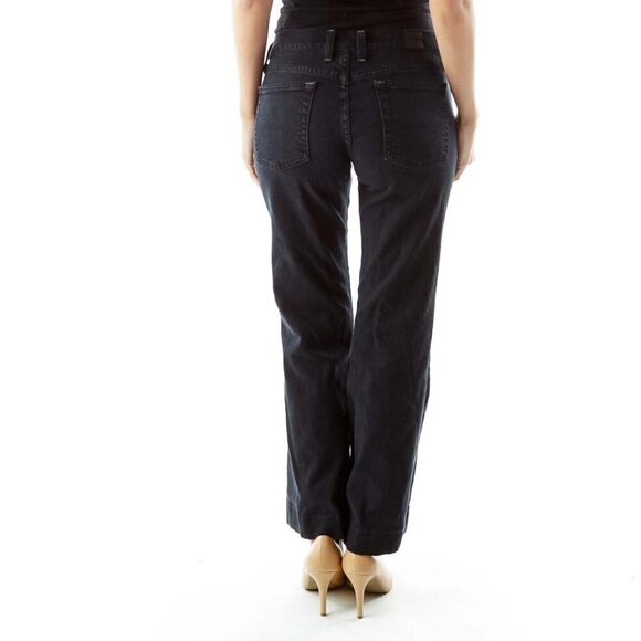 Lucky Brand Navy Straight-Leg Jeans - Picture 2 of 3